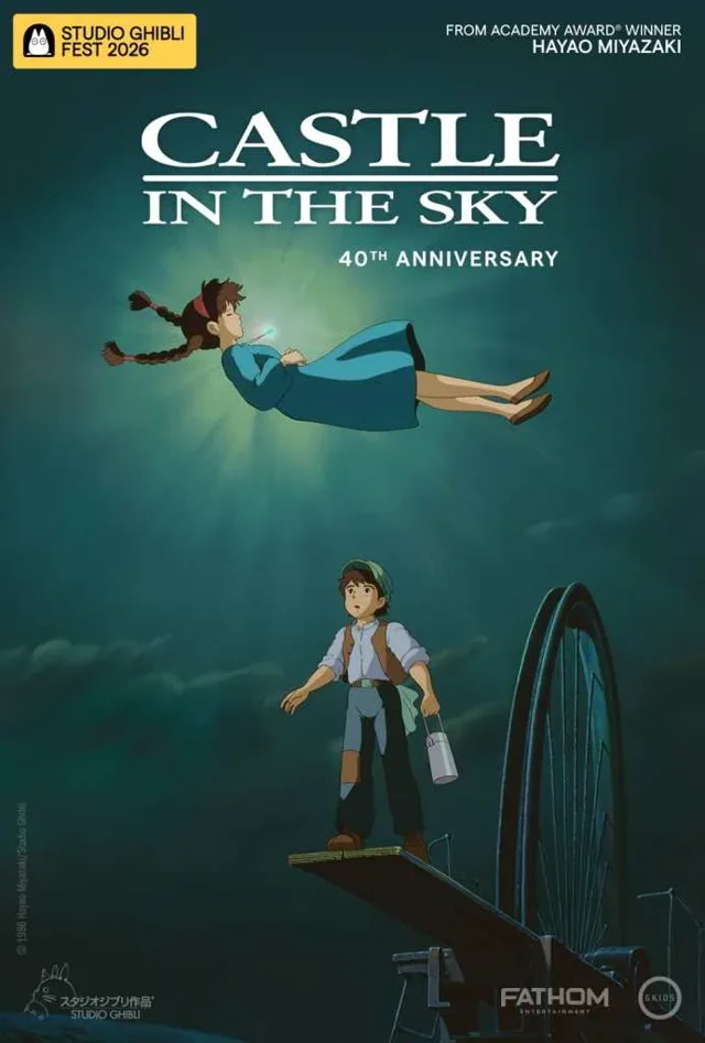 Affiche officielle de Le Château dans le ciel