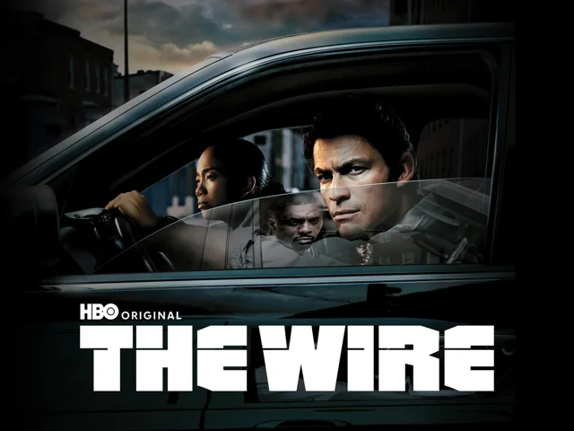 Visuel officiel de la série The Wire · Sur écoute